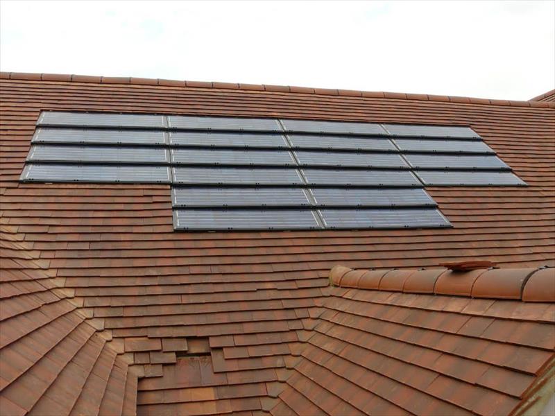 new roof with solar panels kent 1