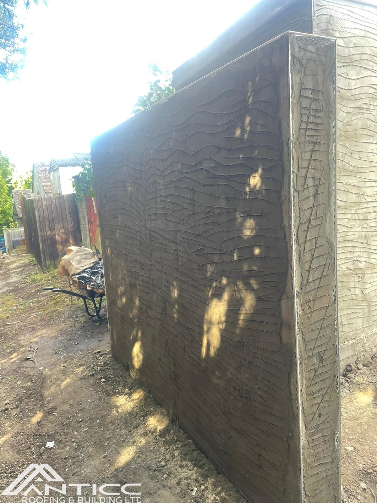 new wall build in chatham 1